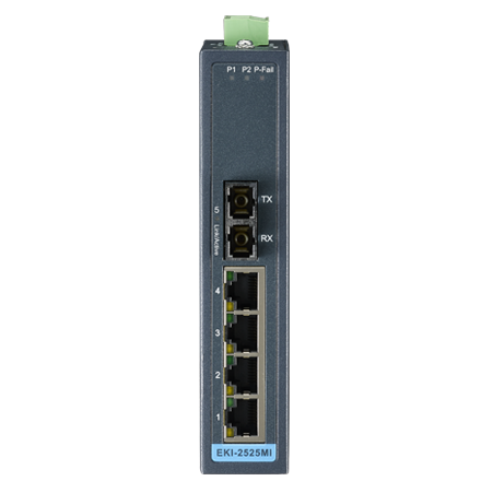 4 + 1FX SC Multi-Mode unmanaged Ethernet switch